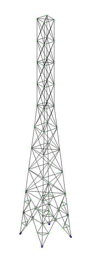 Геометрическая схема башни